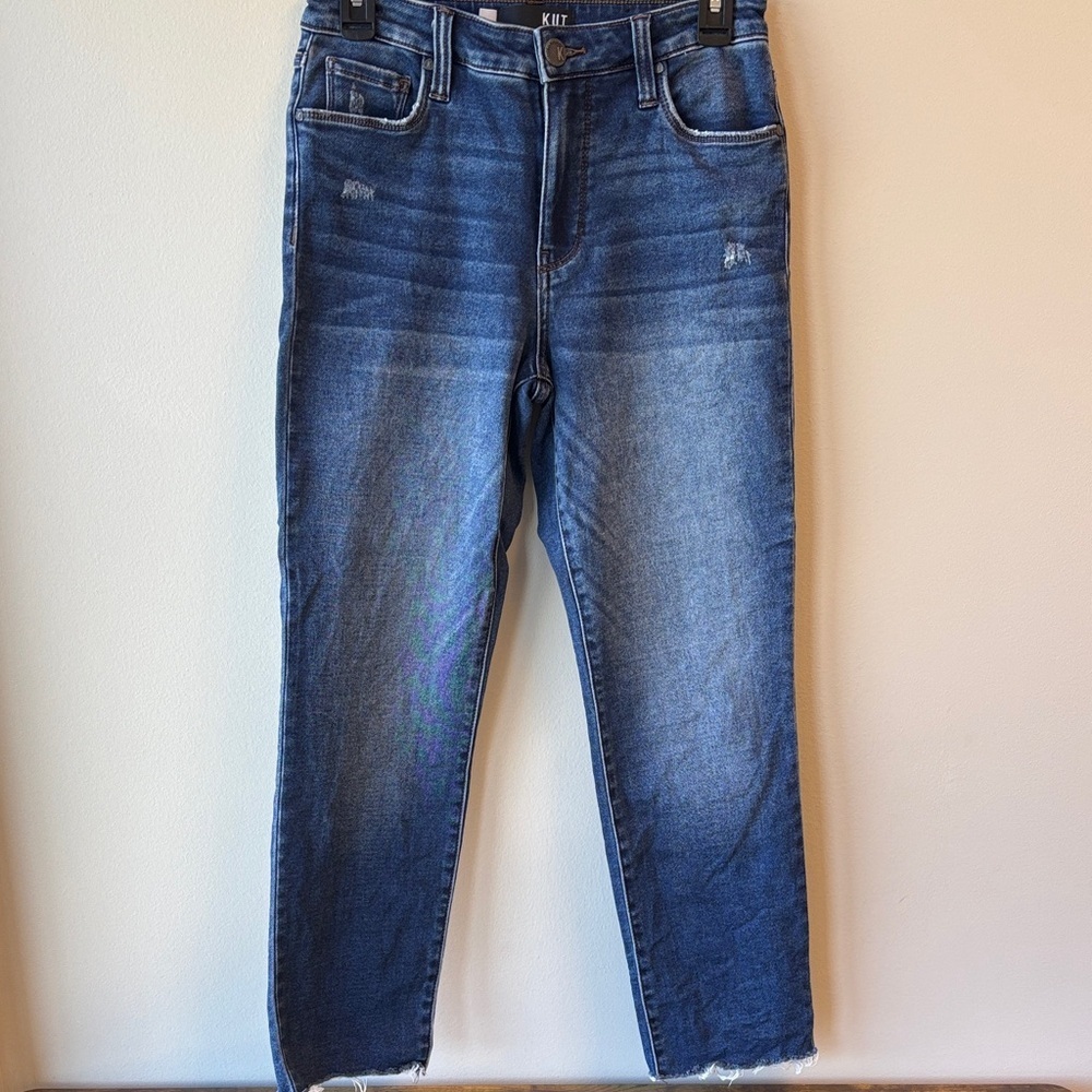Kut from the Kloth Dark Wash Ankle Jeans Reese 2L
